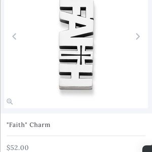 Sterling silver James Avery charm